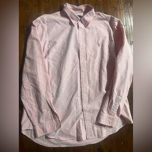 Ralph Lauren pink men’s dress shirt Xl